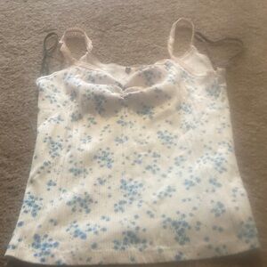 Forever 21 Blue Floral Camisole